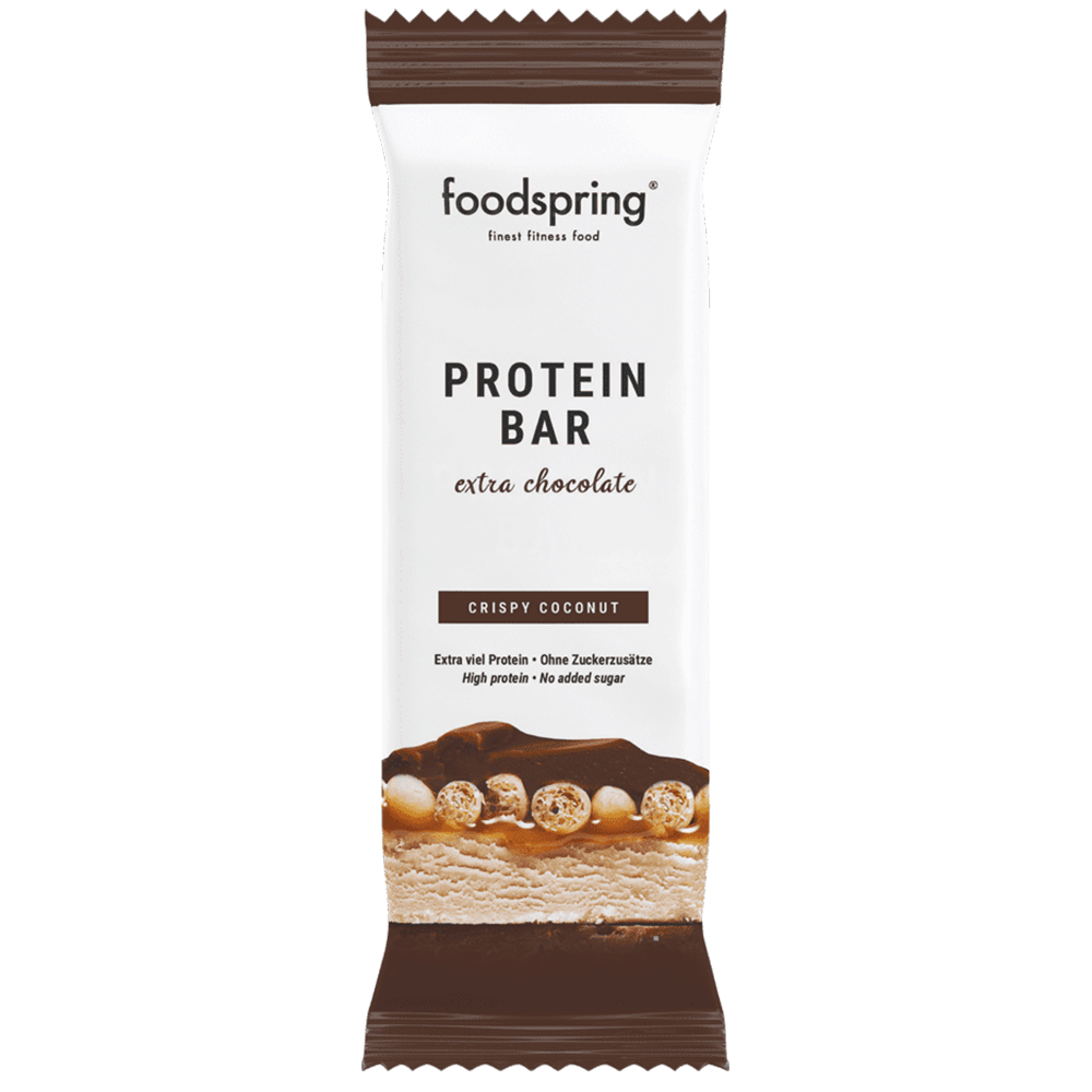 Bild: foodspring Protein Bar Crispy Coconut