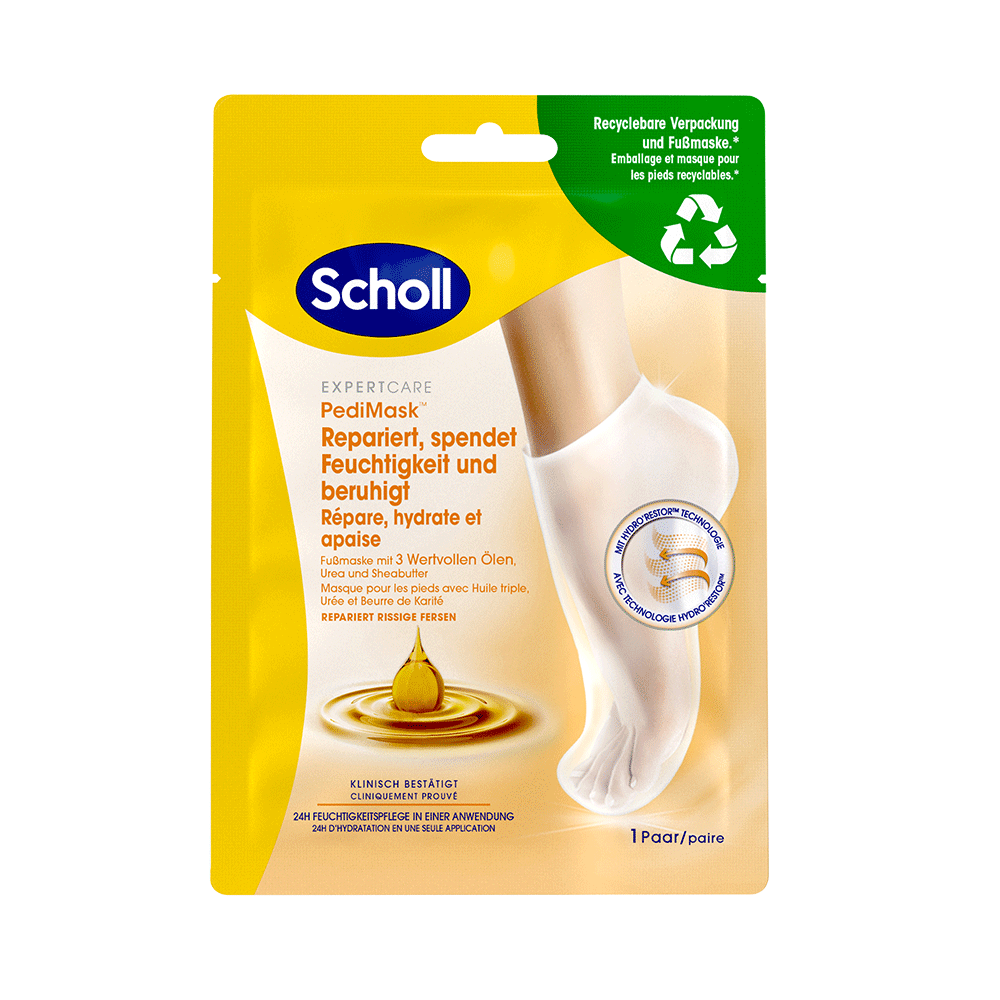 Bild: Scholl Fußmaske Urea und Sheabutter