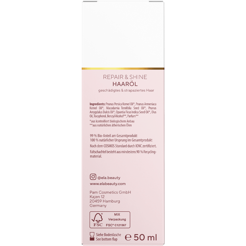 Bild: éla Natural Beauty by Pamela Reif Haaröl Repair & Shine
