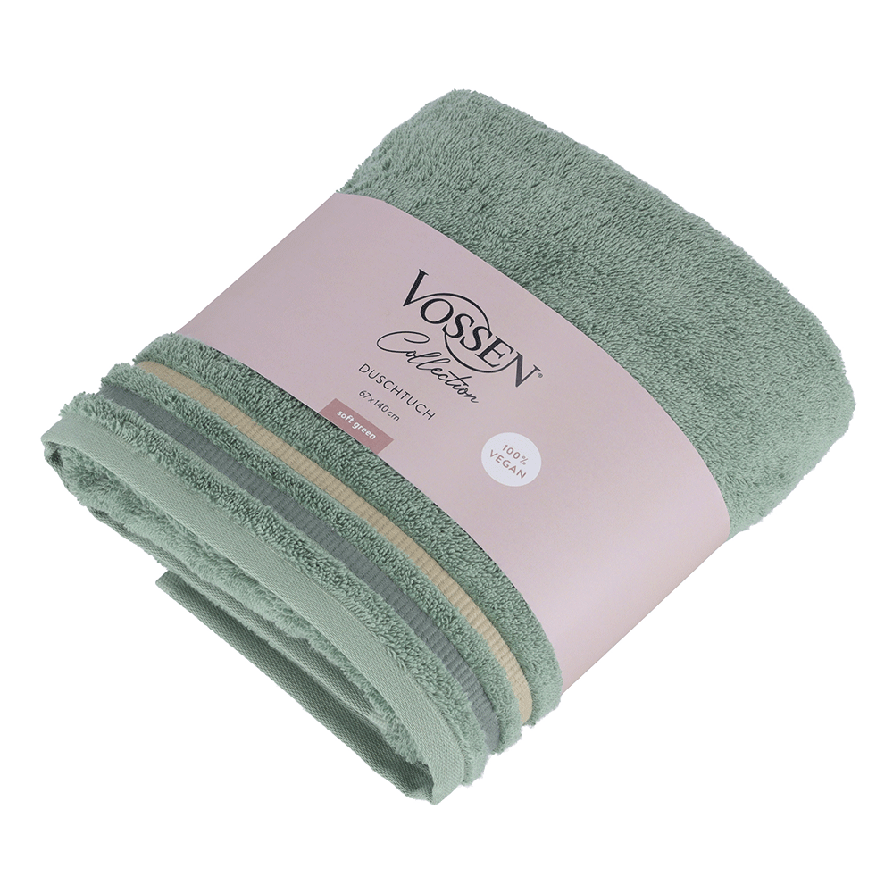 Bild: Vossen Duschtuch Soft Green 