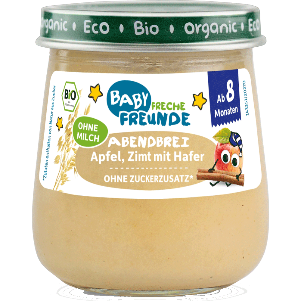 Bild: Freche Freunde Apfel, Zimt, Hafer