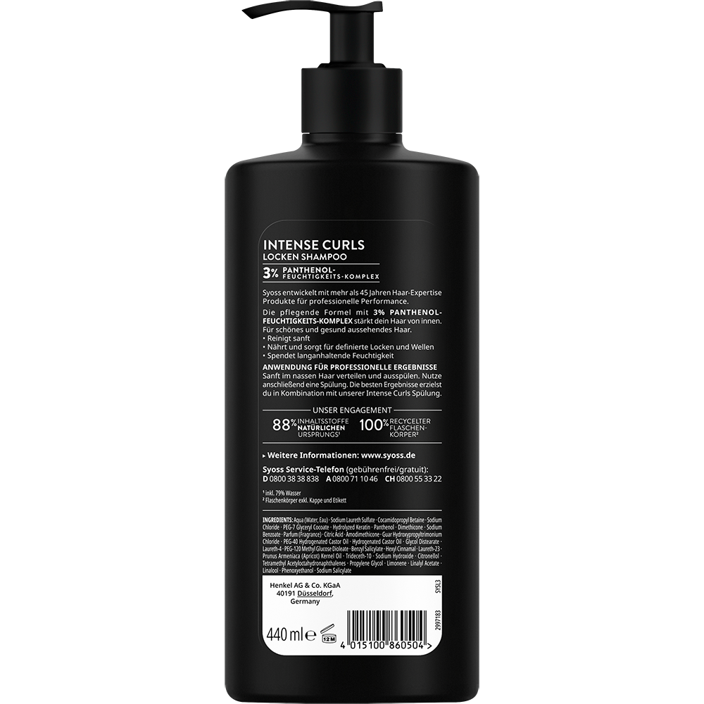 Bild: syoss Shampoo Intense Curls