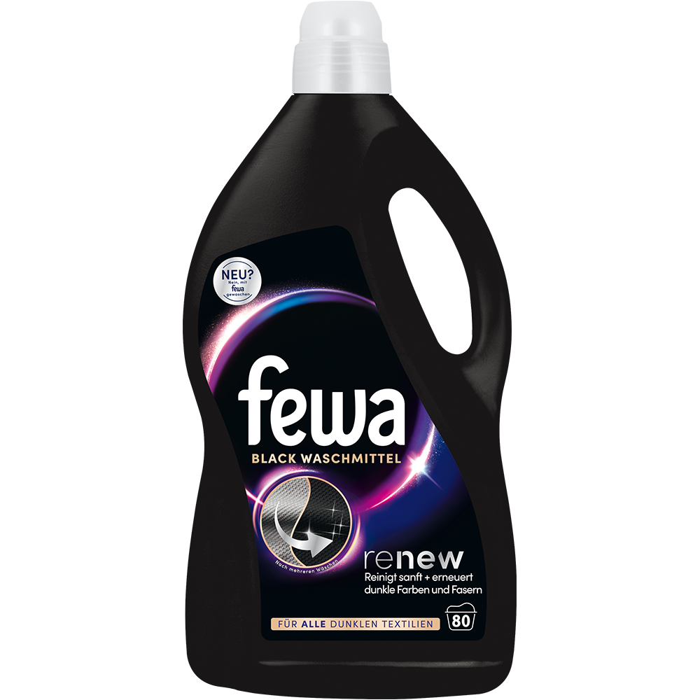 Bild: Fewa Flüssigwaschmittel Black