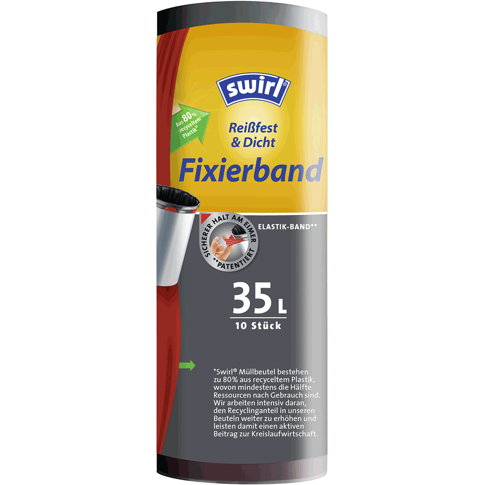 Bild: swirl Fixierband Müllbeutel 35Liter