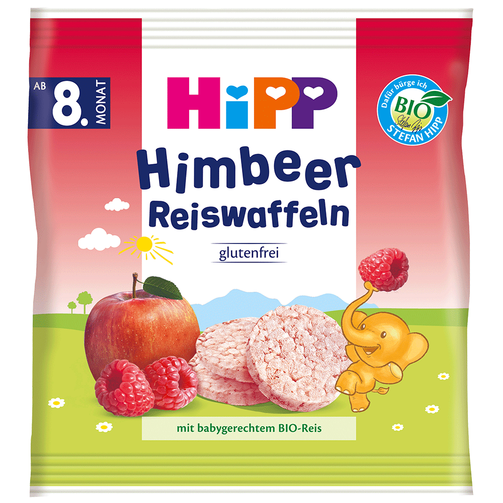 Bild: HiPP Himbeer Reiswaffeln