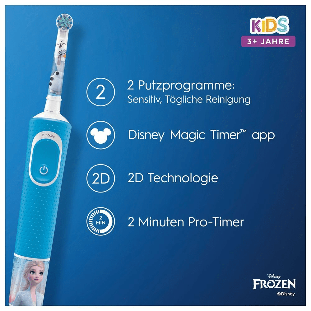 Bild: Oral-B Kids Frozen Elektrische Kinderzahnbürste, Blau