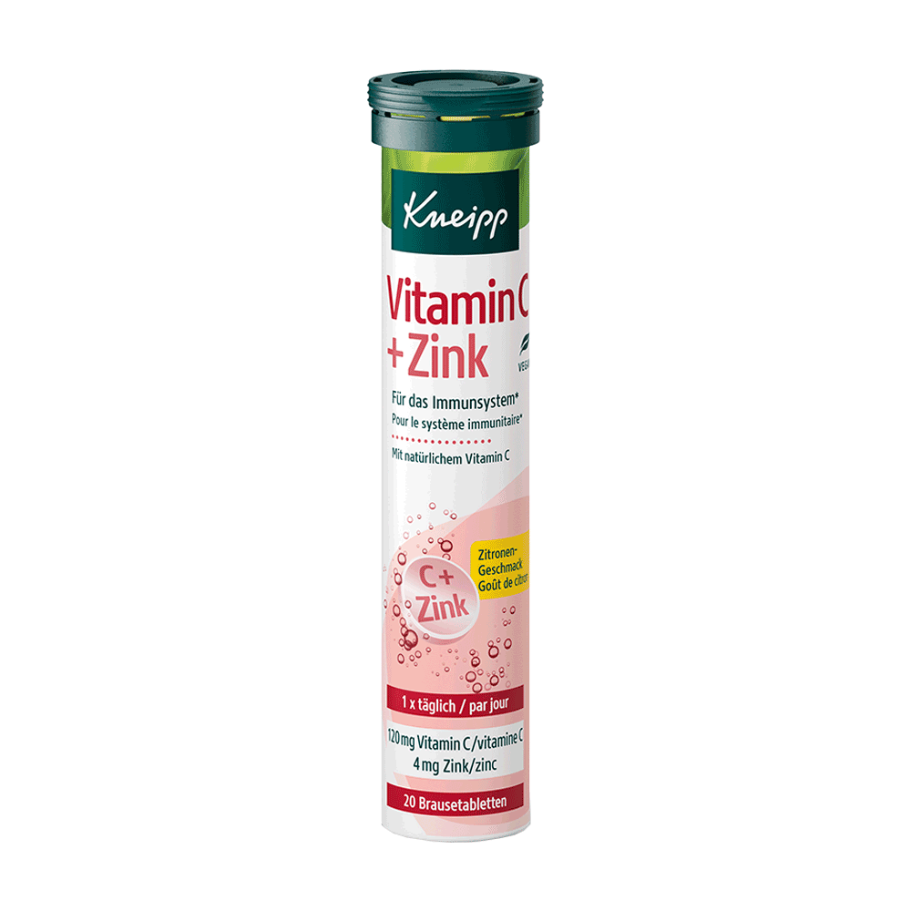 Bild: Kneipp Vitamin C + Zink Brausetabletten