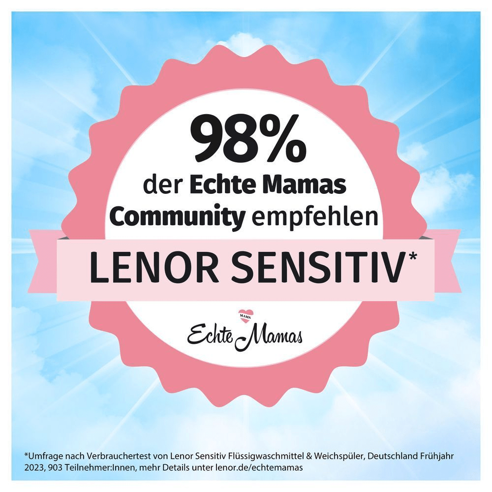 Bild: Lenor Sensitive Flüssigwaschmittel