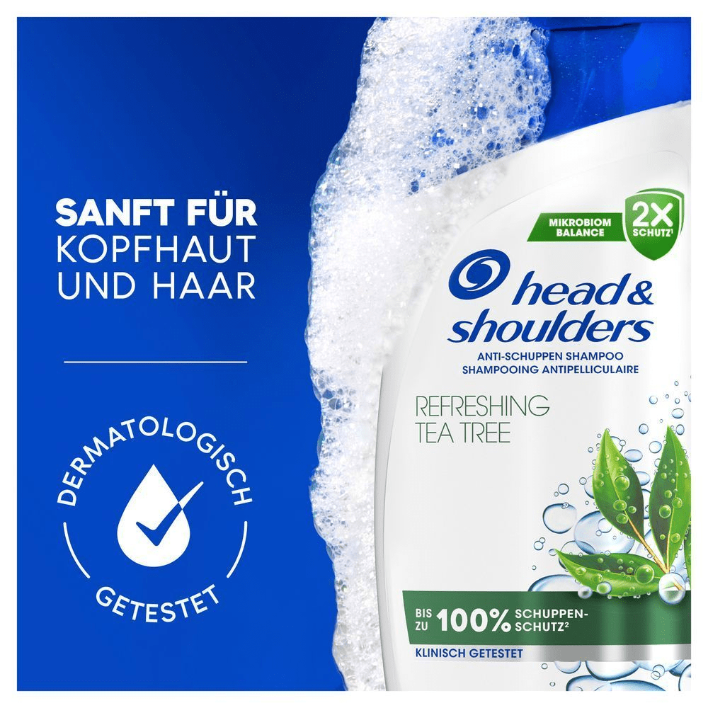 Bild: head & shoulders Refreshing Tea Tree Anti-Schuppen-Shampoo