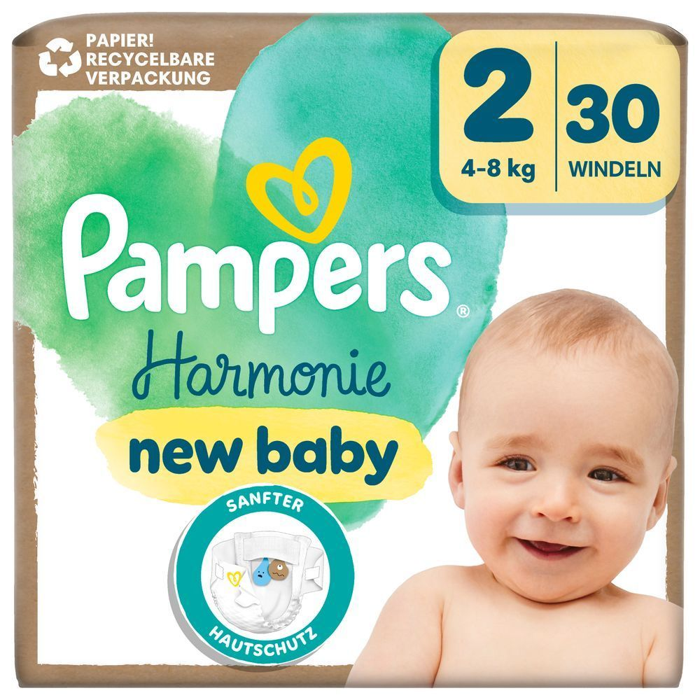 Bild: Pampers Harmonie Windeln Größe 2, 4kg-8kg