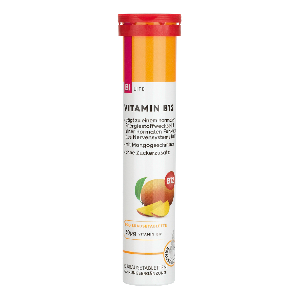 Bild: BI LIFE Vitamin B12 Brausetabletten