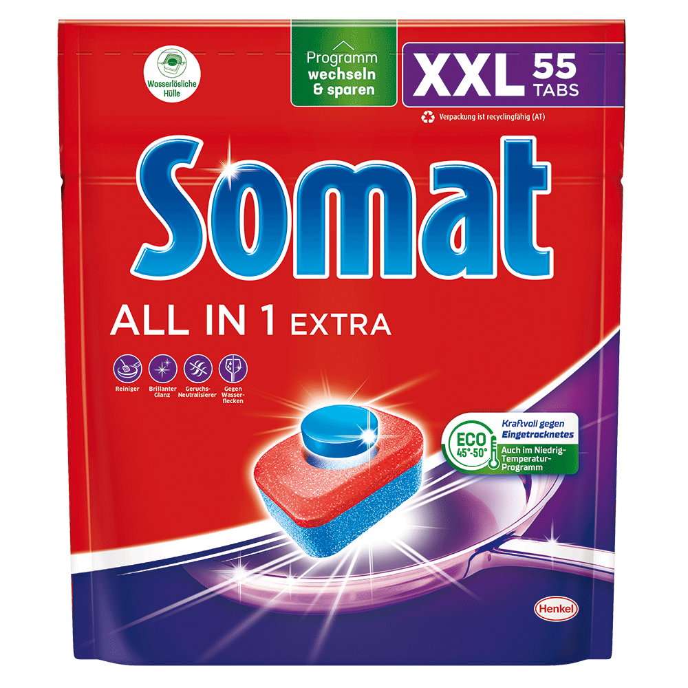 Bild: Somat All in 1 Extra Geschirrspültabs