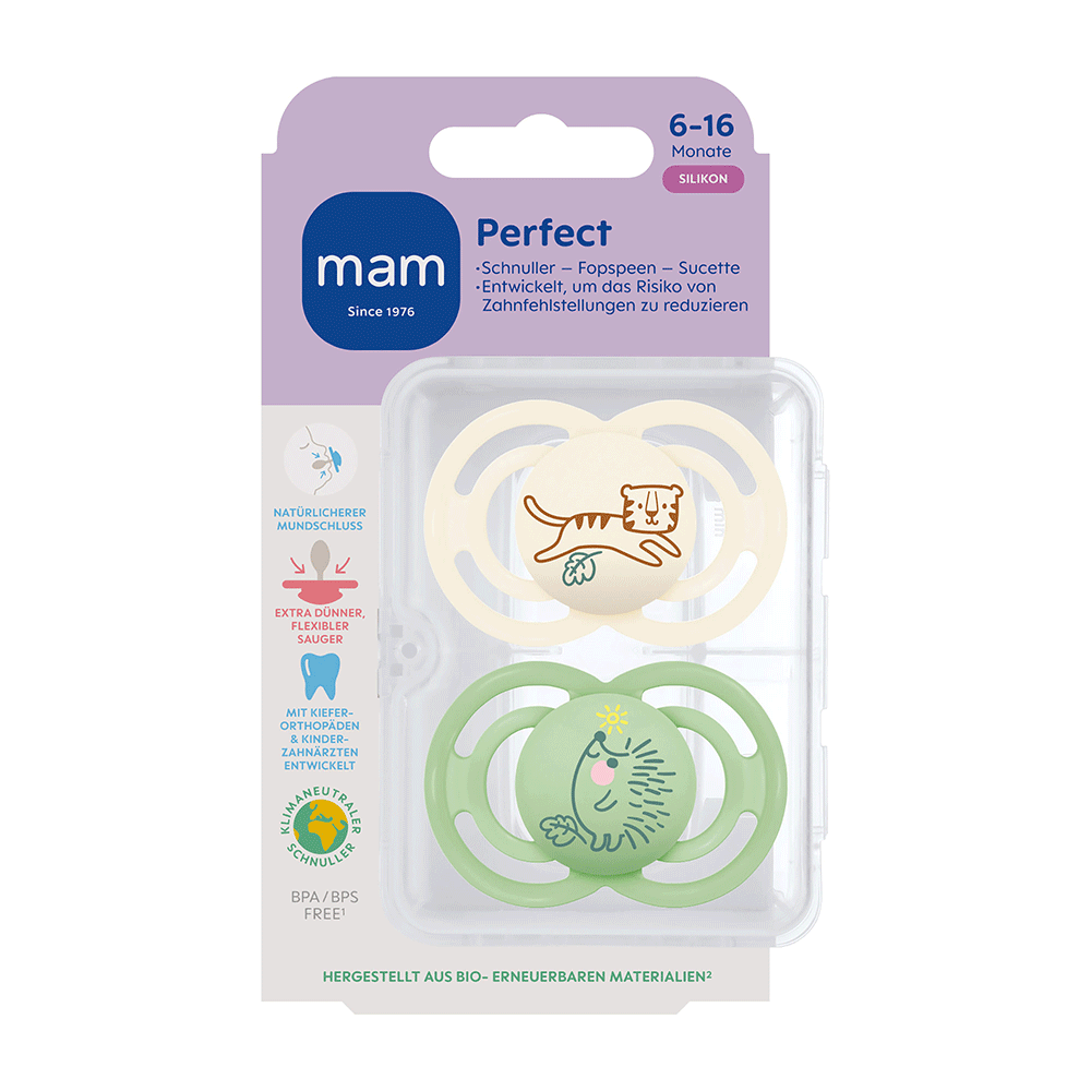Bild: MAM Perfect Silikon Schnuller 6-16 Monate