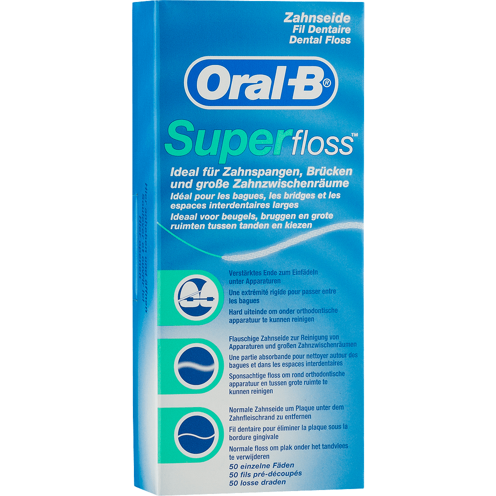 Bild: Oral-B Super-Floss Zahnseide