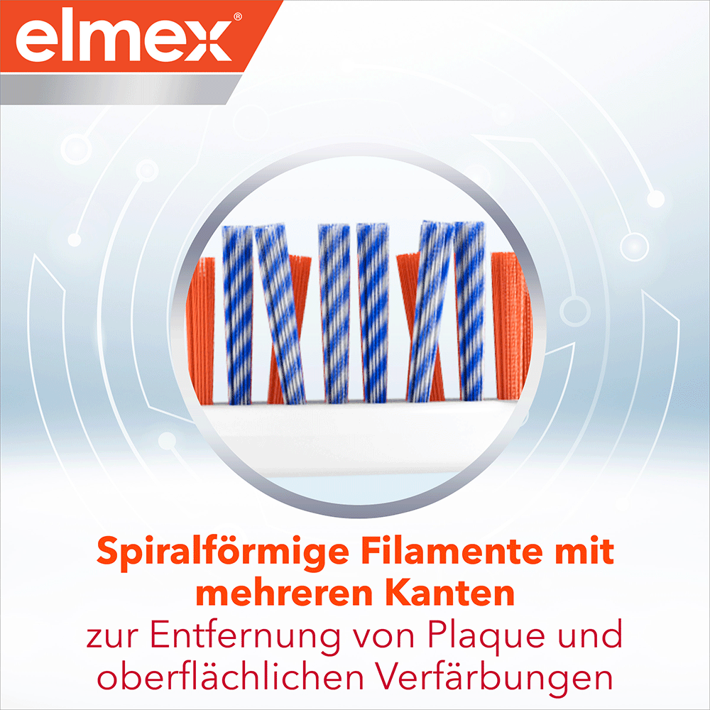 Bild: elmex Zahnbürste Präzision Zahnspange