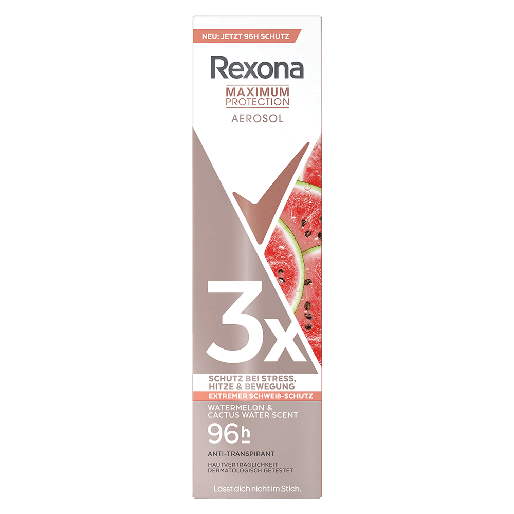 Bild: Rexona Maximum Protection Deo Spray Wassermelone & Kaktuswasser