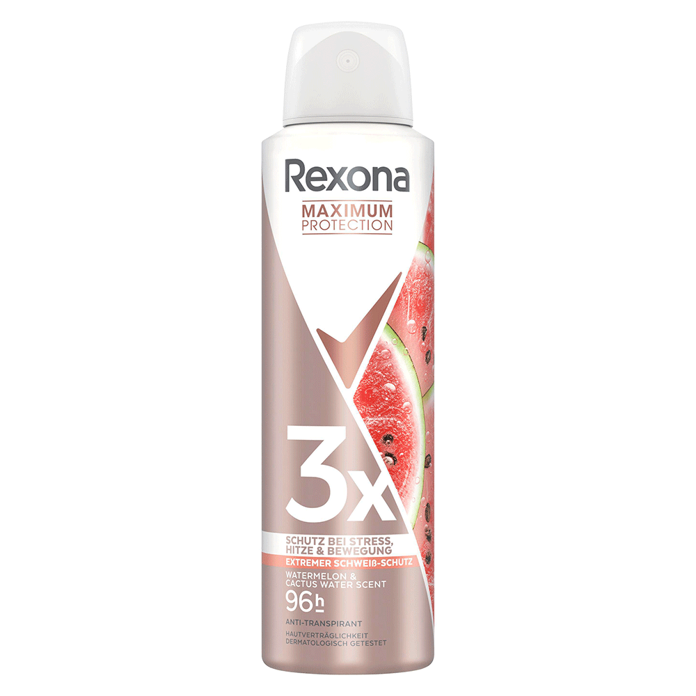 Bild: Rexona Maximum Protection Deo Spray Wassermelone & Kaktuswasser