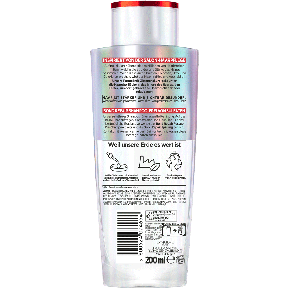 Bild: L'ORÉAL PARIS ELVITAL Bond Repair Shampoo