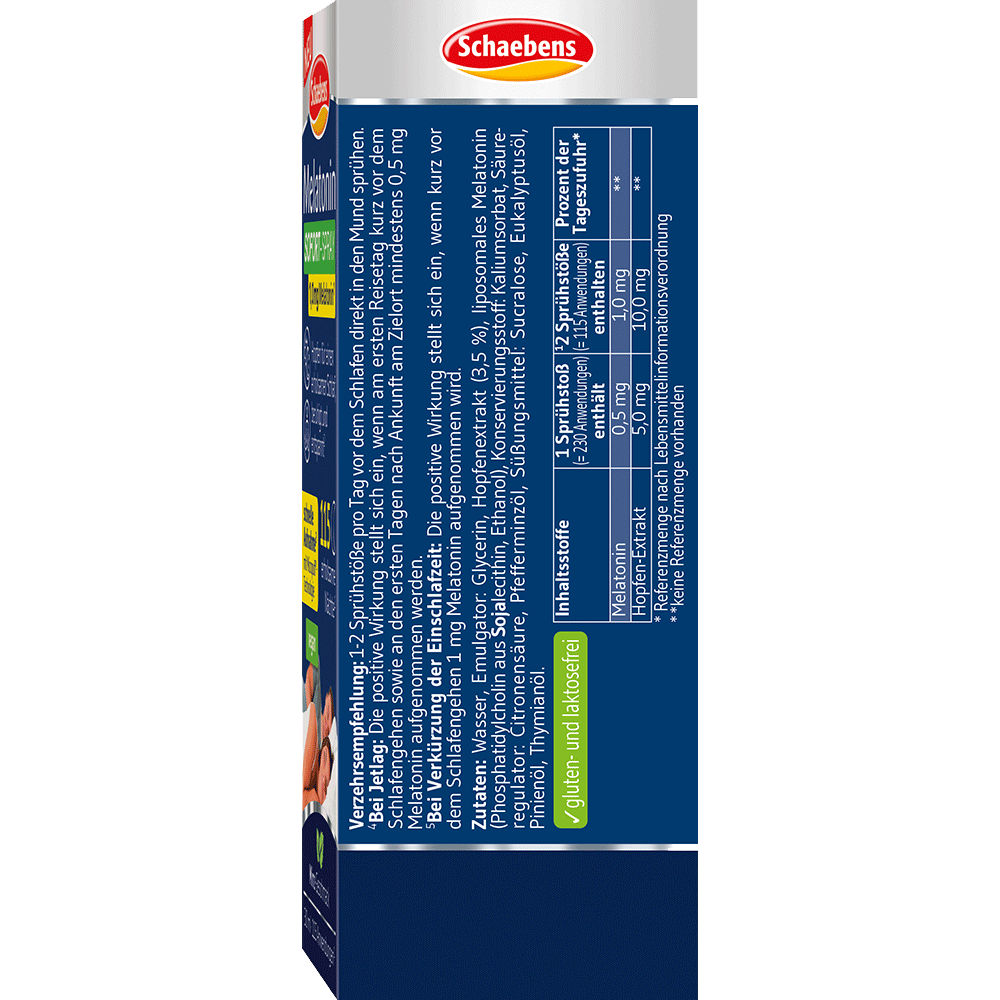 Bild: Schaebens Melatonin Sofort-Spray