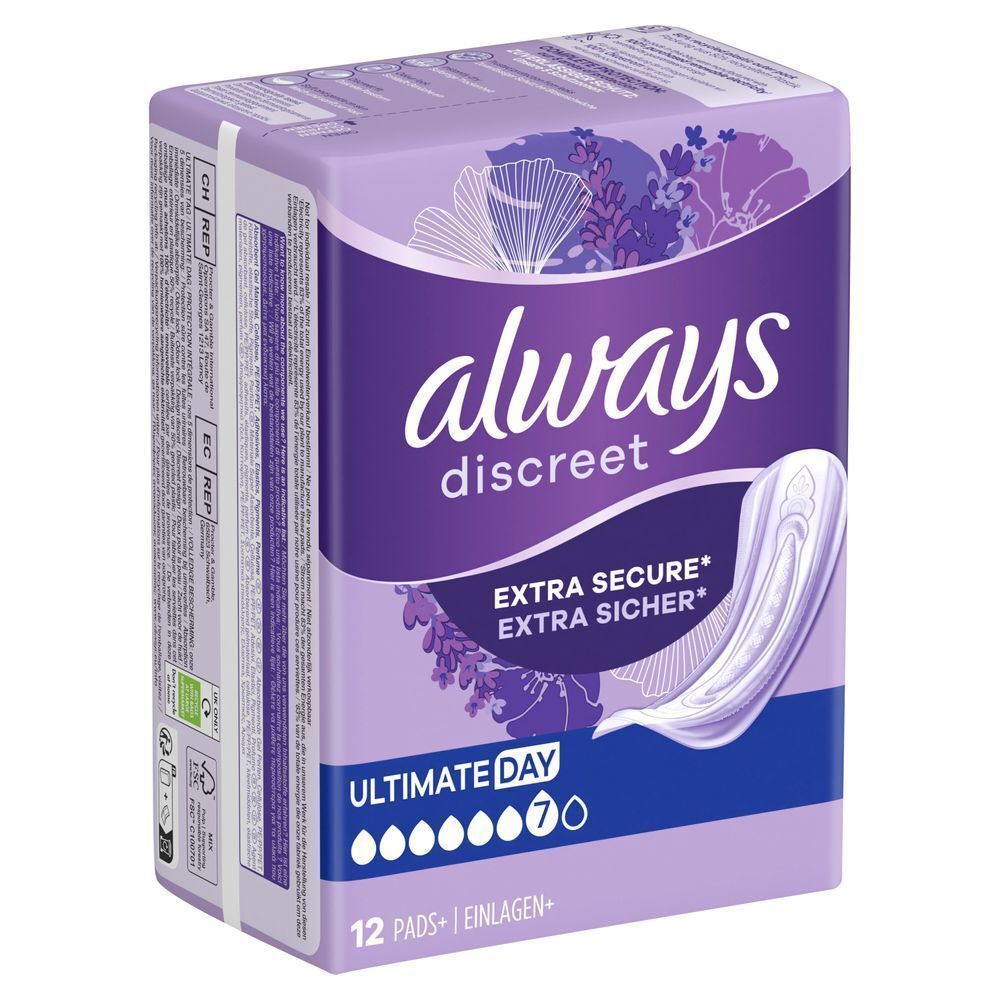 Bild: always Discreet Inkontinenzeinlagen Ultimate Tag 