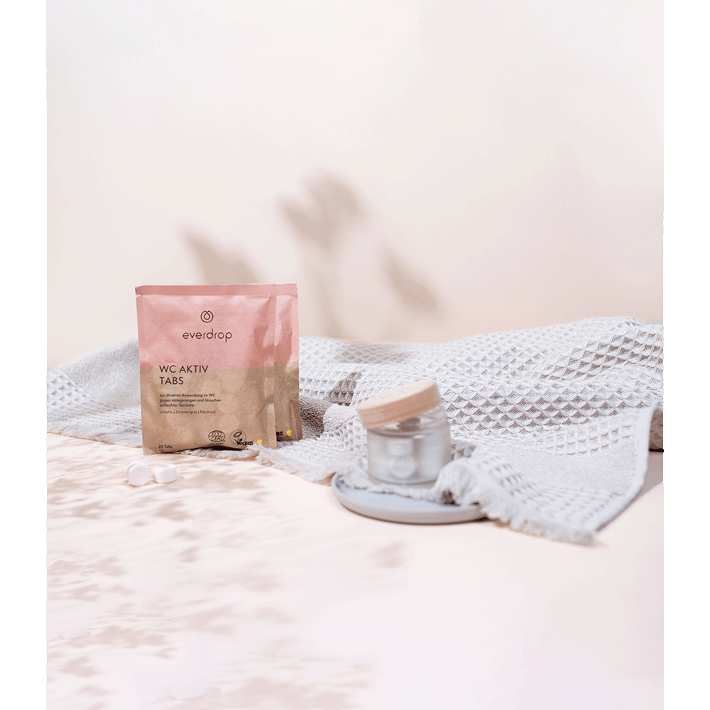 Bild: Everdrop WC Aktiv Tabs Limette Zitronengras Patchouli