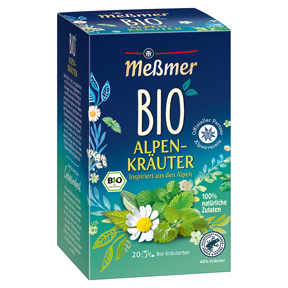 Bild: Meßmer Bio Tee Alpenkräuter 