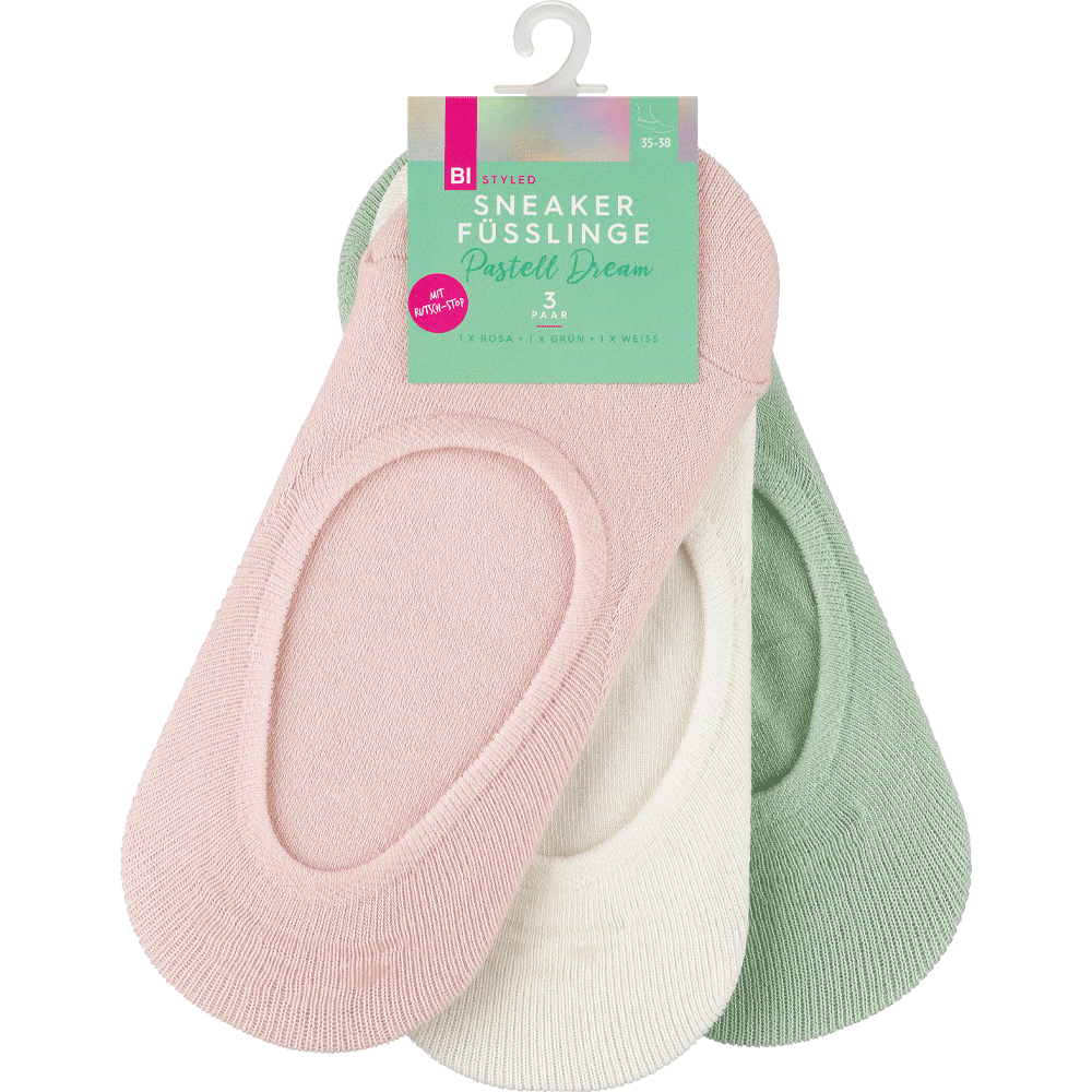 Bild: BI STYLED Sneaker Füßlinge 3er Pack 