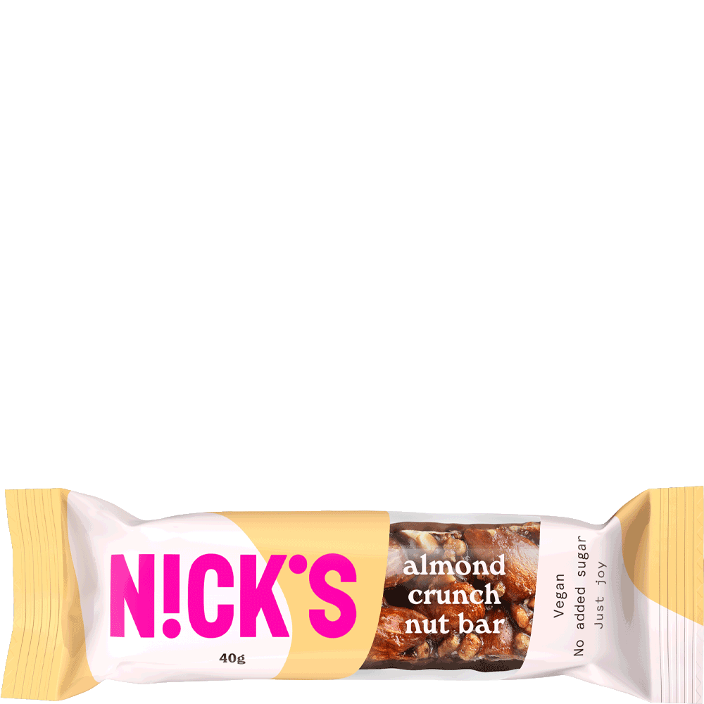 Bild: NICK's Riegel Almond Crunch Nut Bar