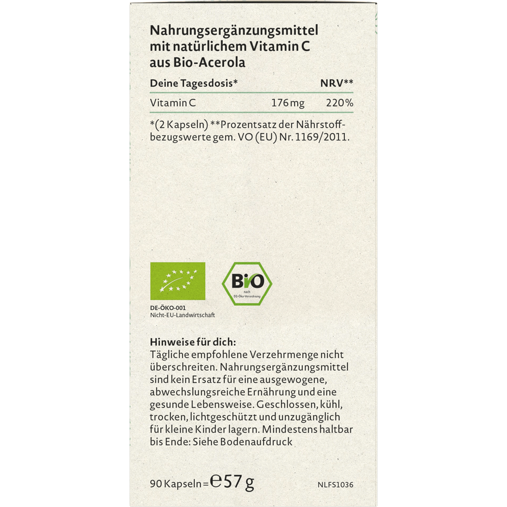 Bild: NATURE LOVE Natürliches Vitamin C