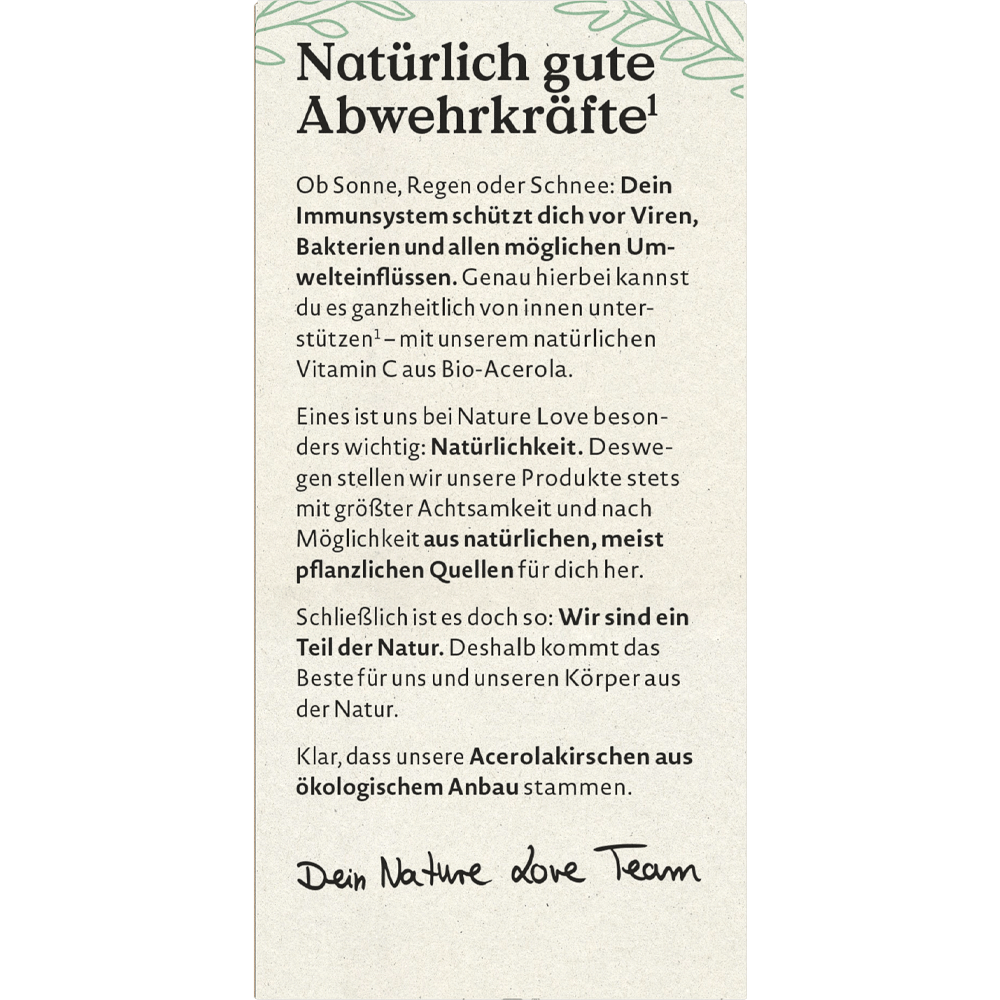 Bild: NATURE LOVE Natürliches Vitamin C