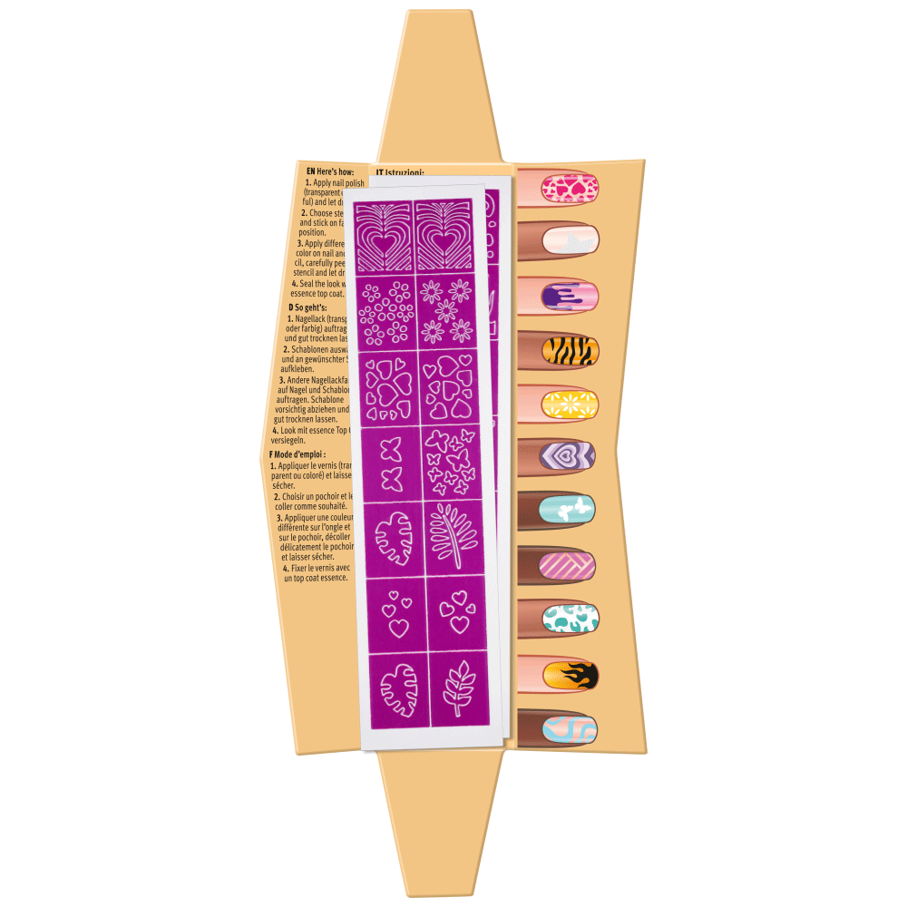 Bild: essence Nail Art Stencils
