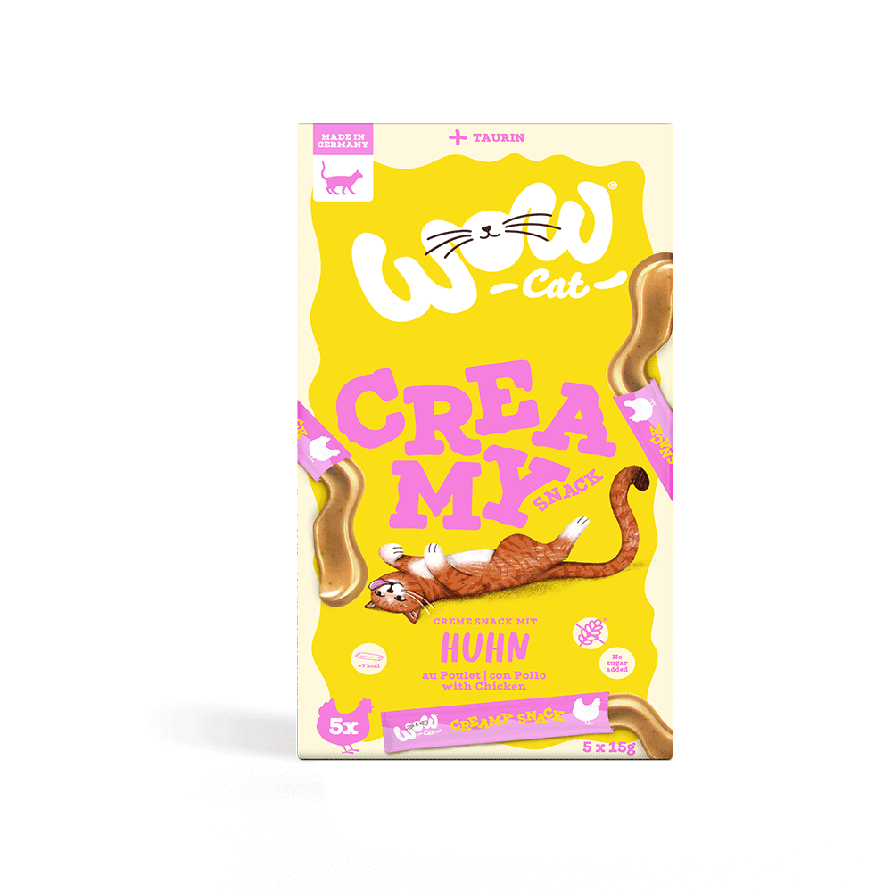 Bild: WOW Cat Creamy Snack Huhn