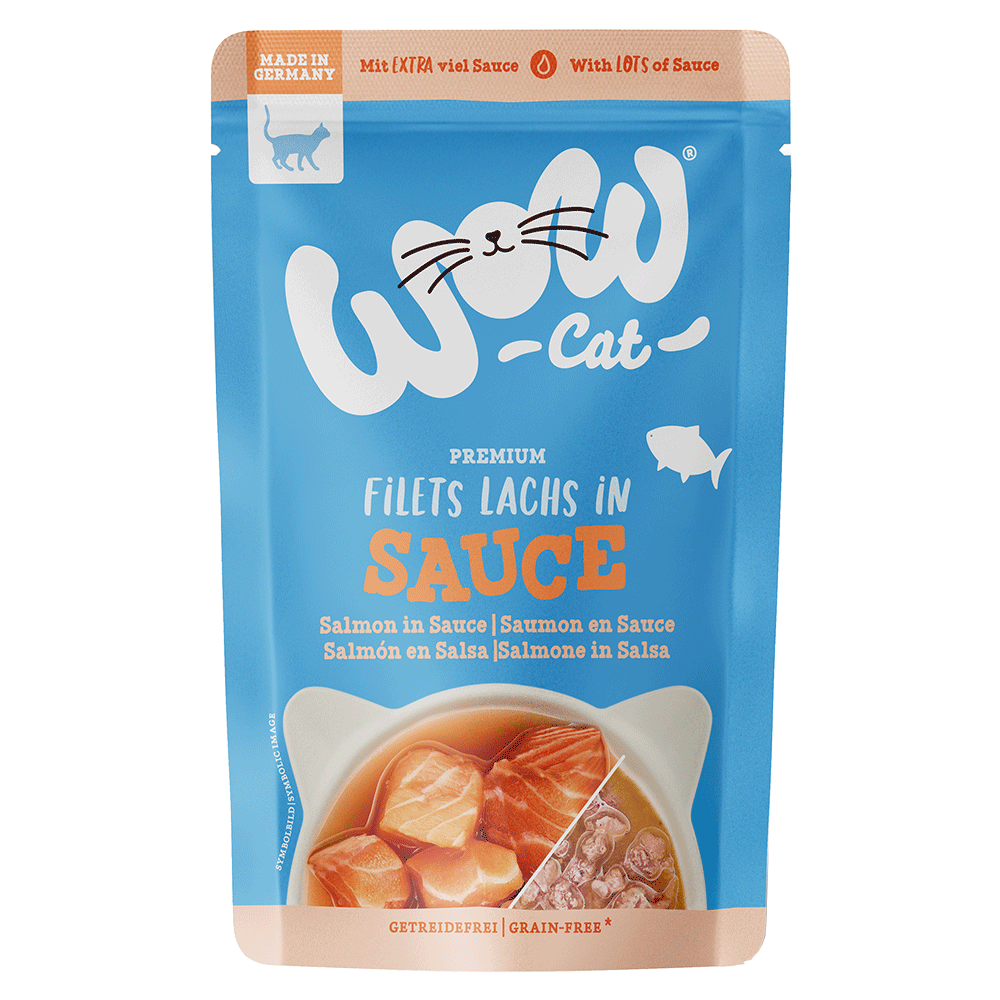 Bild: WOW Cat Filets Lachs in Sauce