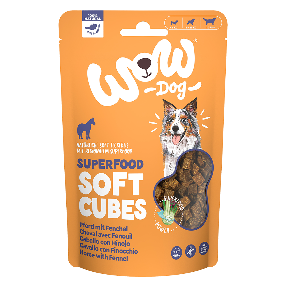 Bild: WOW Superfood Soft Cubes Pferd mit Fenchel