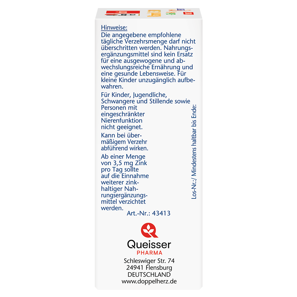 Bild: DOPPELHERZ Vitamin C 500 + Zink + D3 Direct