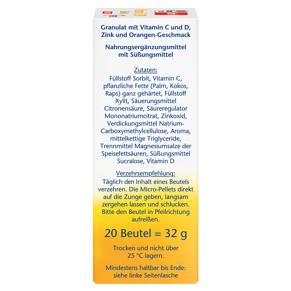 Bild: DOPPELHERZ Vitamin C 500 + Zink + D3 Direct