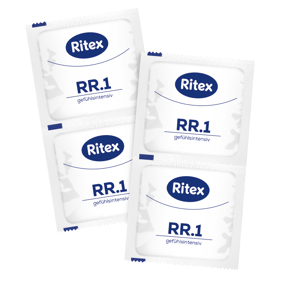 Bild: Ritex Kondome RR1. Gefühlsintensiv