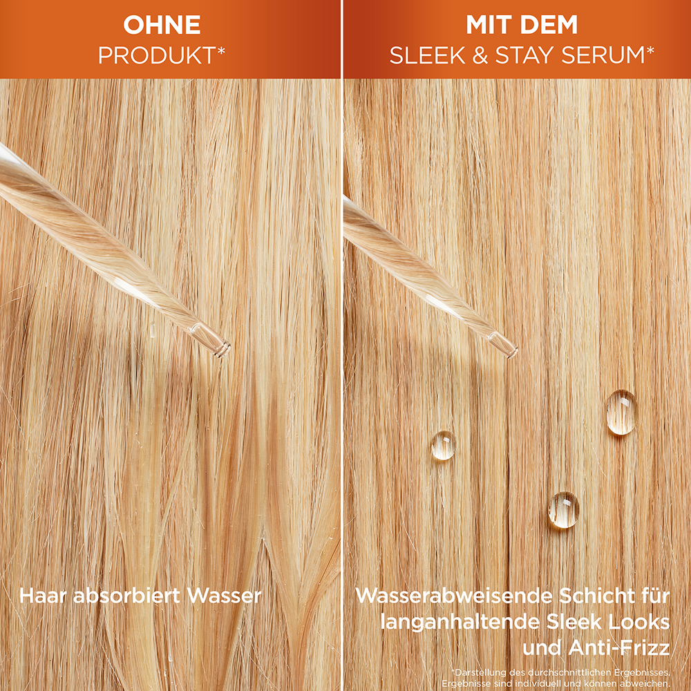 Bild: GARNIER FRUCTIS Sleek & Stay Heat-Activated Serum