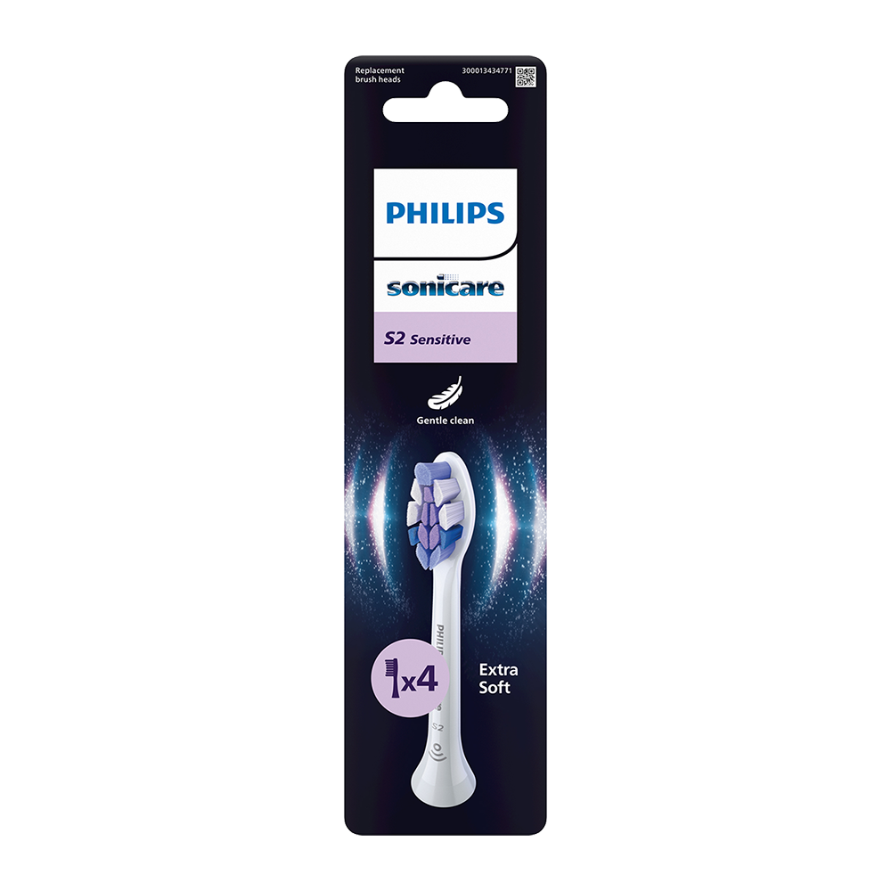 Bild: PHILIPS Sonicare Aufsteckbürsten S2 Sensitive 4er Pack