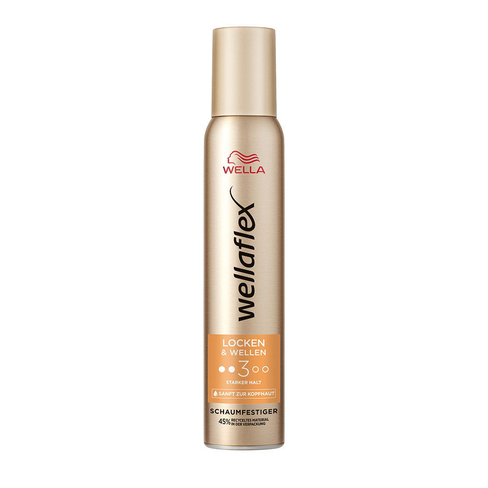 Bild: WELLA wellaflex Schaumfestiger Locken & Wellen