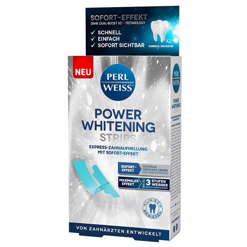 Bild: PERLWEISS Power Whitening Strips