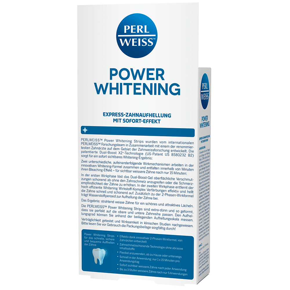 Bild: PERLWEISS Power Whitening Strips