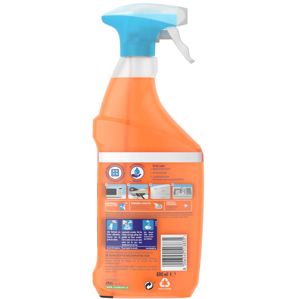 Bild: Meister Proper Ultra Power Spray Küchenreiniger Mandarine