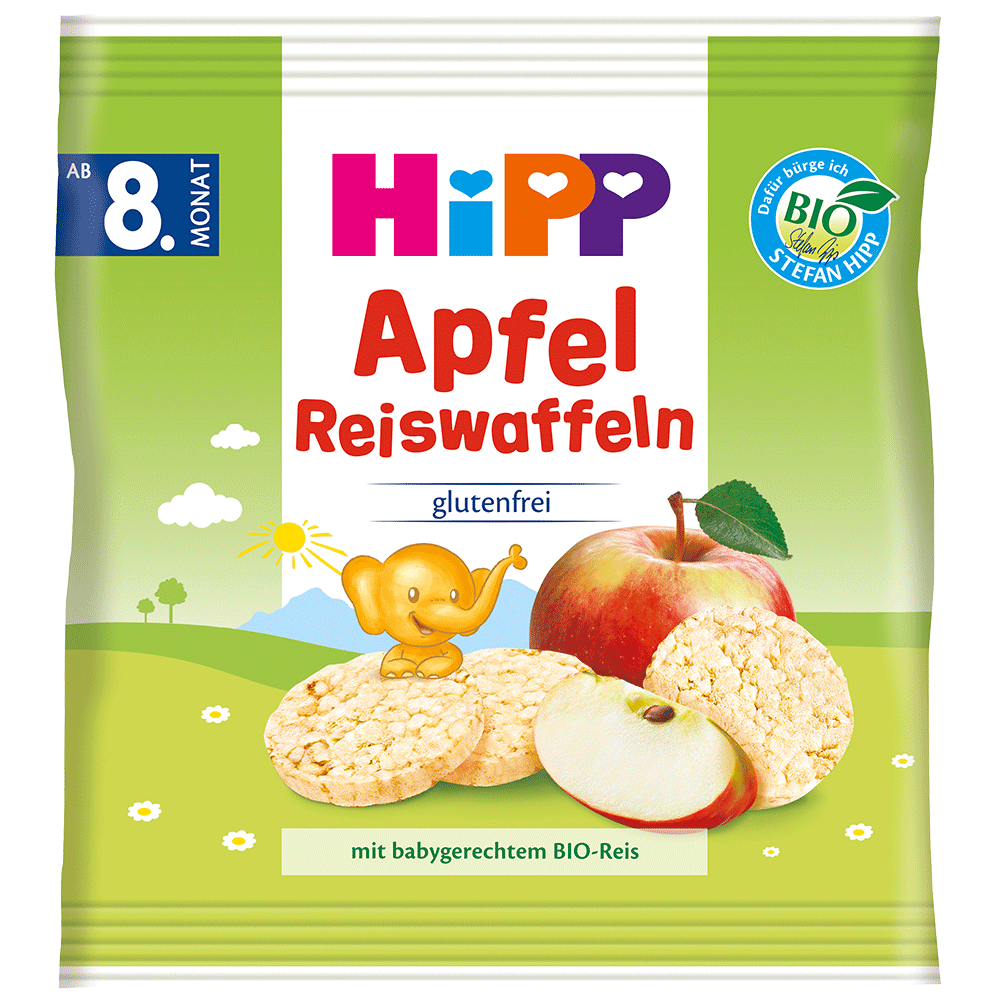 Bild: HiPP Apfel Reiswaffeln