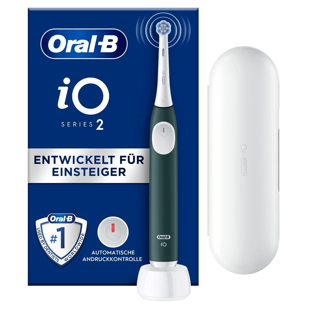 Bild: Oral-B iO Series 2 Elektrische Zahnbürste, Forest Green
