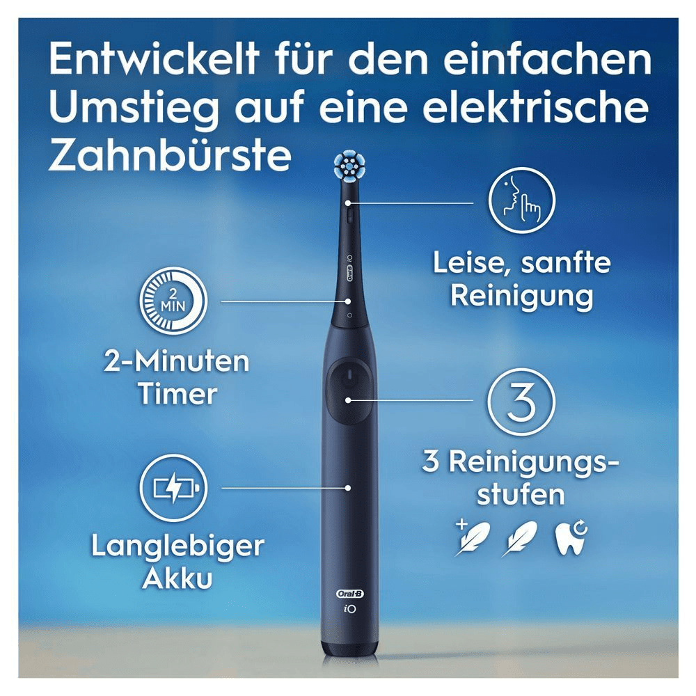 Bild: Oral-B iO Series 2 Elektrische Zahnbürste, Ocean Blue