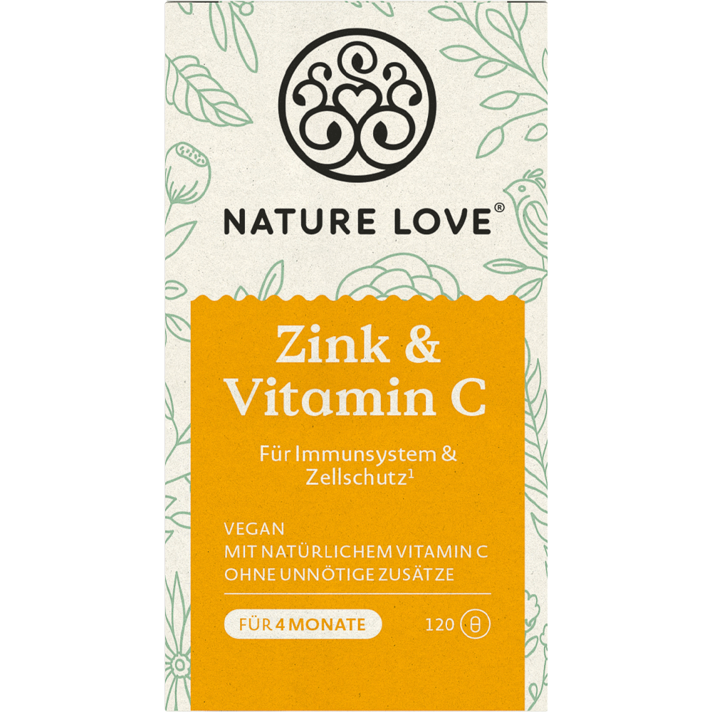 Bild: NATURE LOVE Zink & Vitamin C