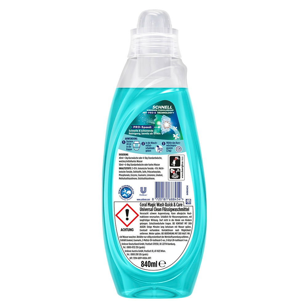 Bild: Coral Magic Wash Waschmittel Universal