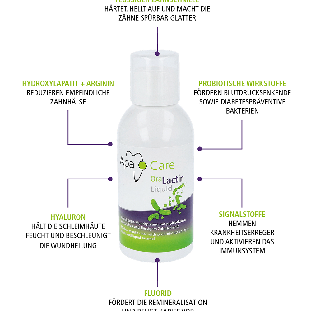 Bild: ApaCare Ora Lactin Liquid Mundspülung 