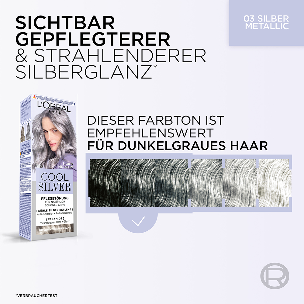 Bild: L'ORÉAL PARIS Cool Silver Pflegetönung